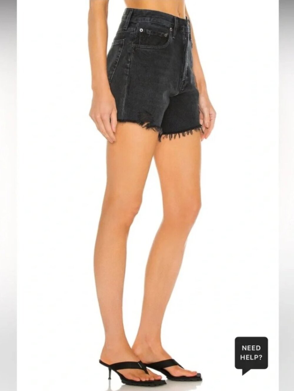 Agolde Riley Shorts in Vortex - Picture 3 of 16